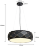 Підвісний світильник Light Prestige Reus LP-8069/1P BK - зображення 5