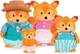 Набор фигурок Li`l Woodzeez Семья Лисичок 4ед, книга EN (645169) - изображение 1