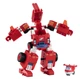 Конструктор-трансформер Super Wings Small Blocks 2в1 Buildable Transforming Vehicle Джетт (Jett) - зображення 1