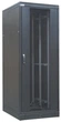 Шафа ZPAS 19", 45U, SZB IT, передні одностулкові перфоровані двері і задні розпашні, 600x1200 мм, максимально 1500кг, чорна - зображення 2