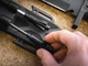 Нож с фиксированым клинком Boker Magnum M-Spec Olive FRN 7Cr17MoV Fixed Blade Survival Knife, нож Рембо для виживания: компас ,кресало, точилка (02SC005) - изображение 13