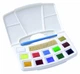 Набір акварельних фарб TALENS ART CREATION, Pocket box, 12 кювет, пензель, спонж, Royal Talens 8712079408794 9022112M - изображение 2