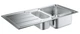 Кухонна мийка Grohe K500 60-S Нержавіюча сталь (31572SD0) - зображення 1