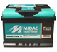 Аккумулятор 6СТ-62A MIDAC HERMETICUM, 12V, 62Ah (-/+) низкий евро, Мидак Герметикум, 12В, 62Ач, EN570А - изображение 2