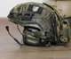 Активные наушники EARMOR M32 с креплением чебурашки + тактический фонарь на военный шлем - изображение 8
