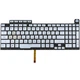 Клавіатура для ноутбука Asus GL742LI з підсвіткою клавіш (0KNR0-661TRU00) ( 104789) - зображення 1