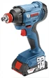 Профессиональный гайкокрут ударный аккумуляторный Bosch Professional GDX 180-LI: с АКБ 2шт-18V 2.0Ah, 180Нм - изображение 2