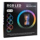 Кристальная RGB лампа с 3D эффектом для фото и видео 30 30 см прозрачная - изображение 2
