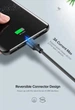 Кабель Ugreen USB 2.0 AM to Type-C US287 60115 (Чорний, 0.5м) - изображение 5
