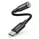 Перехідник USB Type C на 3.5мм Ugreen для навушників, гарнітури AV142 70858 (Чорний) - изображение 1