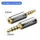 Перехідник Ugreen аудіо 3.5 mm штекер to 2.5 mm роз'єм 20502 (Сірий) - изображение 4