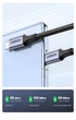 Кабель Ugreen USB Type-C - USB Type-C 5 А 100W 70429 (Сріблястий, 2м) - изображение 4
