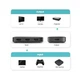 Перемикач HDMI на 3 виходи спліттер Ugreen з пультом дистанційного керування 4K 3D Full HD 80125 (Чорний) - зображення 7