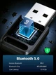 Bluetooth-адаптер Ugreen USB Bluetooth 5.0 передавач для комп'ютера, ноутбука 80890 (Чорний) - изображение 3