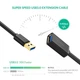 USB кабель подовжувач Ugreen USB 3.0 US129 (AM / AF штекер - гніздо, Чорний, 2м) - изображение 6