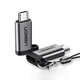 Перехідник-адаптер USB Type-C до microUSB Ugreen US282 (Сірий) - изображение 1
