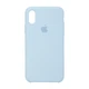 Silicone Case Original for Apple iPhone XS/X (HC) - Sky Blue - изображение 1