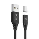 Магнітний кабель USB Type-C PZOZ для заряджання і передачі даних (Чорний, 2м) - зображення 1