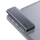 Багатопортовий хаб Baseus Harmonica 5-in-1 HUB Adapter CAHUB-K0G (Сірий, Тип-C to USB 3.0 x 2/SD/TF/Type-C) - зображення 5
