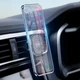 Магнітний тримач для смартфона Rock Magnetic Air Vent (Чорний) - изображение 2