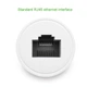 Захисний Ethernet-адаптер від грози Ugreen RJ45 NW116 20391 (Білий) - изображение 4