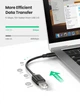 Type-C OTG кабель-адаптер Ugreen US203 30701 (Чорний, 15см) - зображення 4