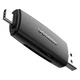 Кардрідер 2- в-1 TF/SD Ugreen CM304 80191 USB & USB-C (Чорний) - изображение 2