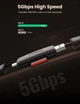 Кардрідер 2- в-1 TF/SD Ugreen CM304 80191 USB & USB-C (Чорний) - изображение 4