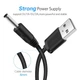 Кабель Ugreen USB 2.0 DC 3.5x1.35mm US277(10376) (Чорний, 1м) - изображение 4