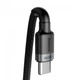 Кабель Baseus Cafule PD 2.0 100W Type-C to Type-C 20V 5 A CATKLF-ALG1 (Чорний, 0.5м) - изображение 4