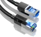 Високошвидкісний інтернет-кабель Ugreen Cat8 40gbps RJ45 40173 (Чорний, 5м) - изображение 3