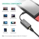 Зовнішня мережна карта Ugreen US236 USB Type-C to 10/100/1000Mbps Ethernet ‎50307 (Сірий) - зображення 4
