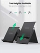 Настільна підставка Ugreen 80903 LP247 Multi-Angle Phone Stand Height Adjustable LP247 (Чорна) - изображение 9