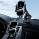 Автомобільний тримач для телефону з бездротовою зарядкою Baseus Light Electric 15W WXHW03-01 (Чорний) - зображення 7