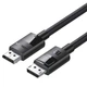 Мультимедійний Display Port кабель V1.4 Ugreen DP114 8K@60Hz 4K@144Hz 80390 (Чорний, 1м) - изображение 2
