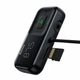 FM трансмітер модулятор Baseus S-16 Bluetooth FM Launcher 2 USB CCTM-E01 (Чорний) - зображення 3