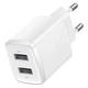 Універсальний зарядний пристрій Baseus Compact Charger 2U 10.5 W CCXJ010202 (Білий) - изображение 2