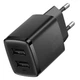 Універсальний зарядний пристрій Baseus Compact Charger 2U 10.5 W CCXJ010201 (Чорний) - изображение 2