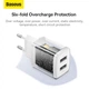 Універсальний зарядний пристрій Baseus Compact Charger 2U 10.5 W CCXJ010202 (Білий) - изображение 6