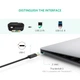 Кабель для принтера USB type C 2.0 - USB type B Ugreen US241 80811 (Чорний, 1м) - изображение 5