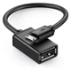 Micro USB OTG кабель-адаптер Ugreen US133 10396 (Чорний, 12см) - зображення 1