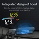 Проекційний дисплей авто GEYIREN HUD M21 OBD2 GPS (Чорний) - зображення 5
