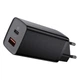 Універсальний зарядний пристрій Baseus Wall Charger GaN2 Lite USB-C+USB 65W CCGAN2L-B01 (Чорний) - изображение 1
