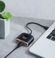 HUB адаптер Baseus Square Round 4in1 USB 3.0 to 1USB 3.0+3 USB 2.0+1micro USB CAHUB-AY01 (Черный) - изображение 8