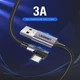 Кабель Ugreen USB 2.0 to Angled USB Type-C 3A US284 50940 (Чорний, 0,5 м) - зображення 3