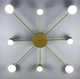 Стіловий LED світильник золотистого кольору Line.F DE 34/8 GD - зображення 1