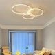 Потолочная LED люстра в белом на 3 кольца | Line F | Арт. A8008/3 WT - изображение 7