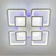 Люстра LED на 4+4 квадрати у білому кольорі Line.FA 2727/4 RGB WH - зображення 1