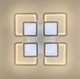 Люстра LED на 4+4 квадрати у білому кольорі Line.FA 2727/4 RGB WH - зображення 2