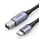 Кабель Ugreen USB Type C на USB Type B 2.0 US370 80807 (Чорний, 2м) - зображення 2